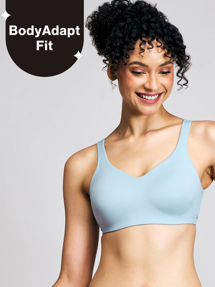 Nykd By Nykaa Body Adapt All Day Comfort Padded Non Wired T-Shirt Bra NYB403 SKY-picture-26