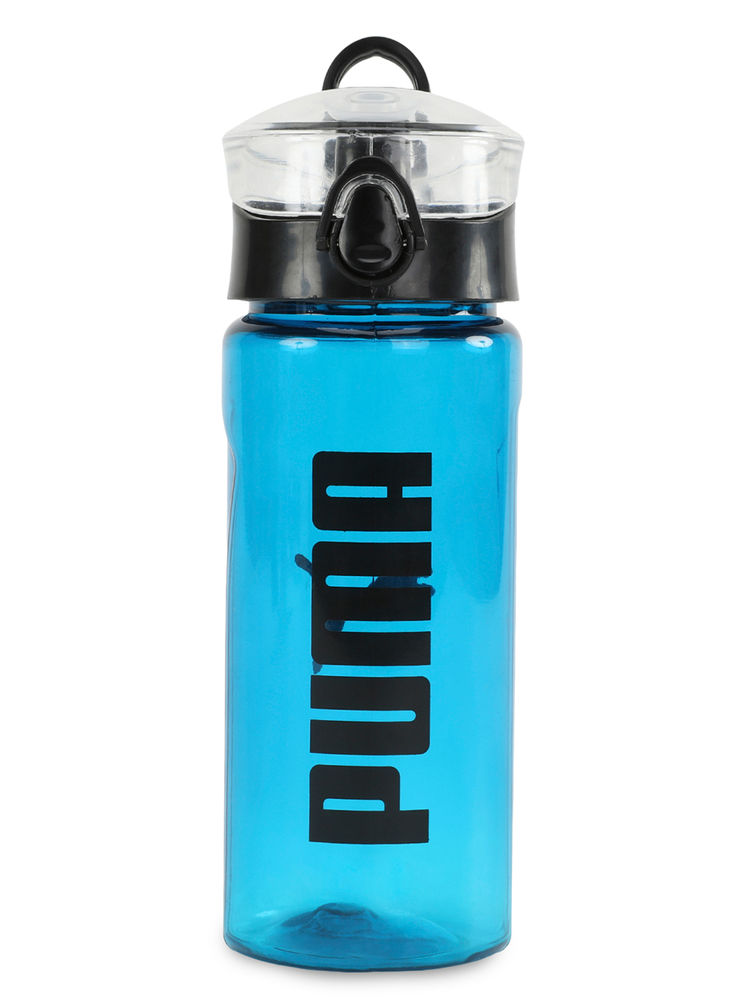 Puma Unisex Blue Solid/Plain Plastic Bottle-image-3