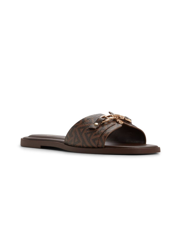aldo alamassia brown ladies flats