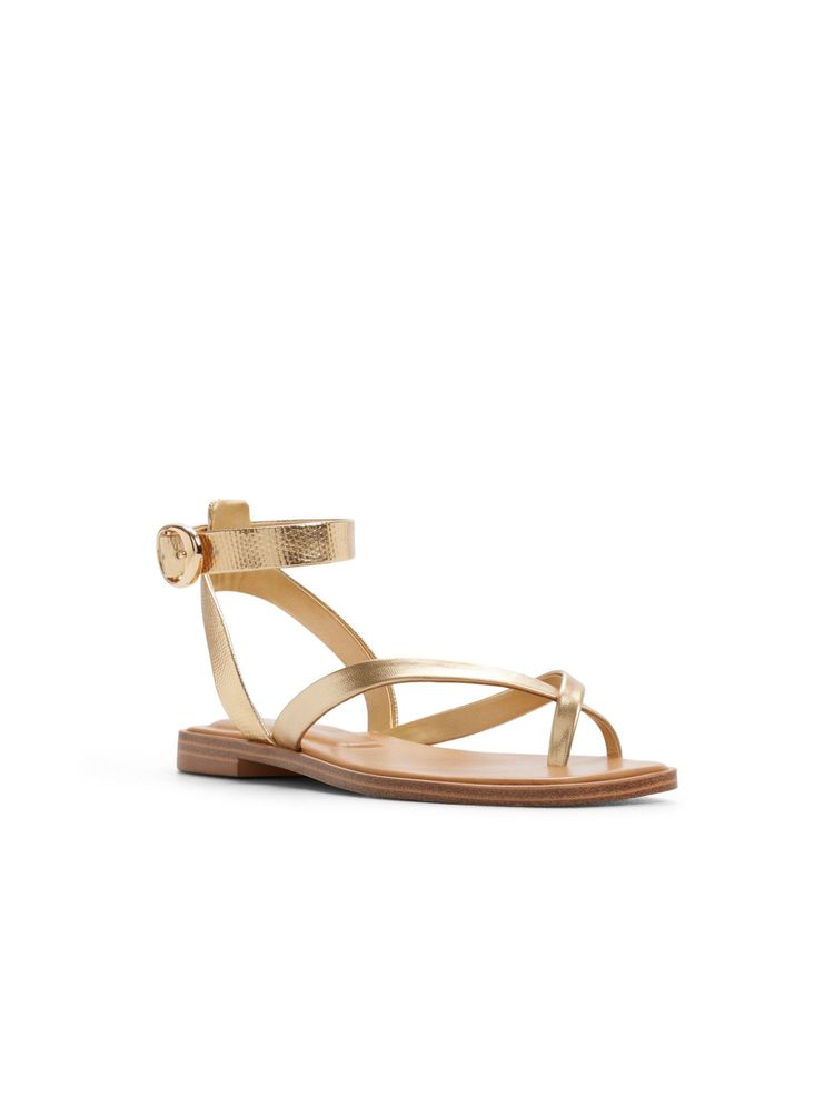 Aldo DARESSI Gold Ladies Flat Sandals-picture-12