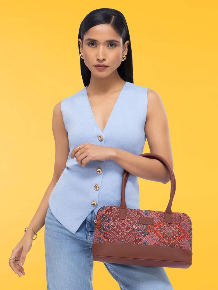 Zouk Multi-Color Women Classic Handbag-image-47