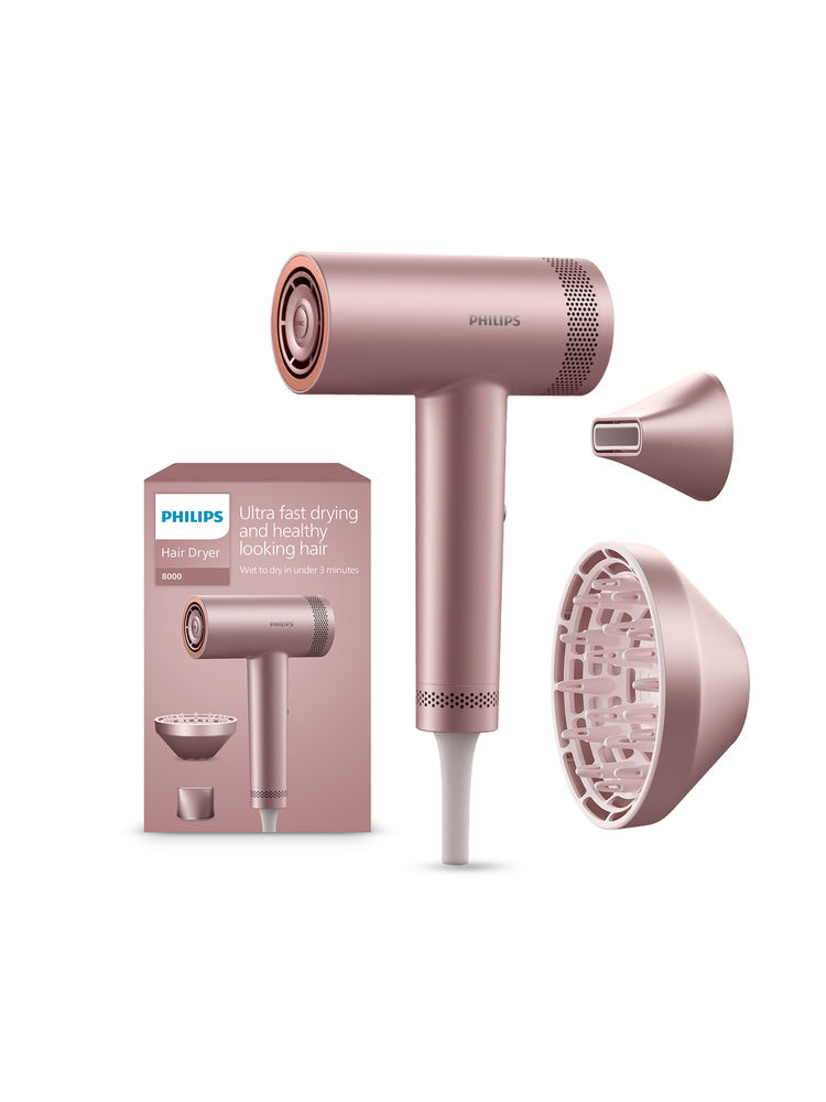 Hydrating Hair Dryer Retain 100% Hair Strength,Moisture Rich Shine,Gentle Mode,2 magnetic attachment