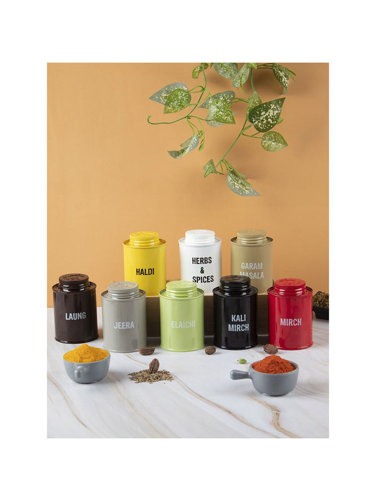 Voncasa Spice Jar Set of 8 Each 250 ml-image-4