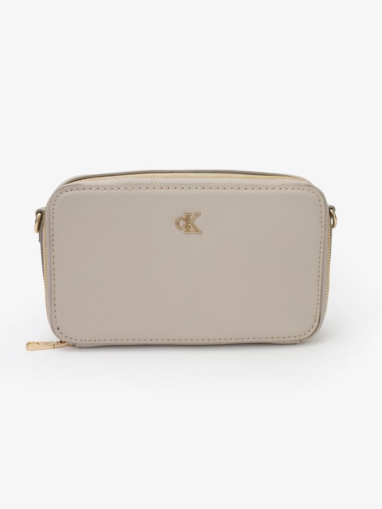 Calvin Klein Women Beige Polyester Sling Bag with Detachable Strap-image-4