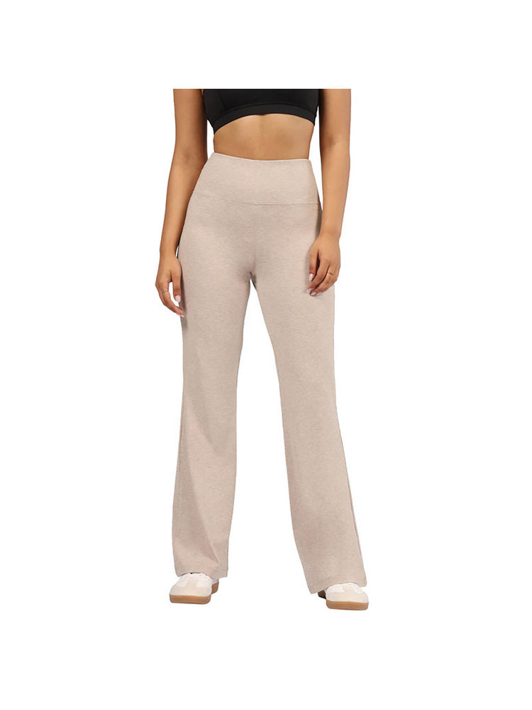 BlissClub Beige AirMelt Flare Sweatpants - Lite Flared Silhouette-picture-15