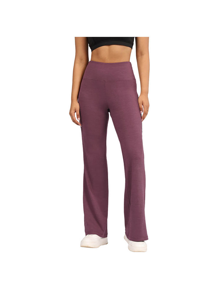 BlissClub Maroon AirMelt Flare Sweatpants - Lite Flared Silhouette-picture-25