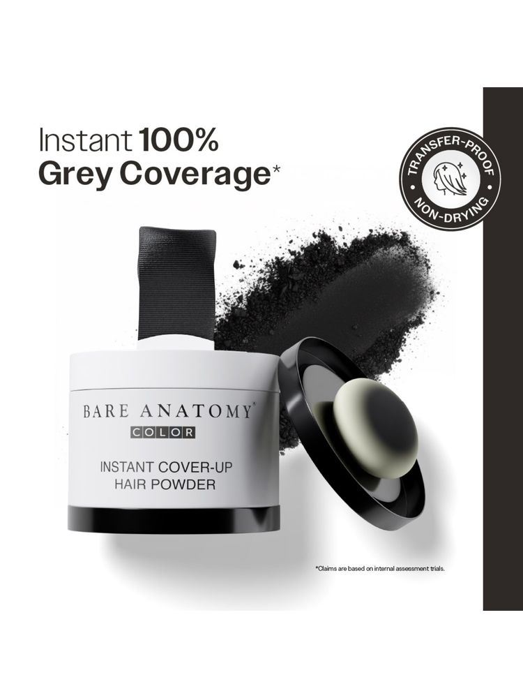 Bare Anatomy Cover-Up Hair Powder 100% Instant Grey Coverage Seamless Natural Finish-image-29