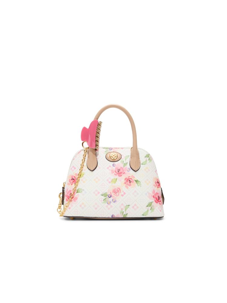 Aldo Eloisie Multicolor Womens Satchel Bag with Detachable Strap and Chain, Hair Clip-picture-40