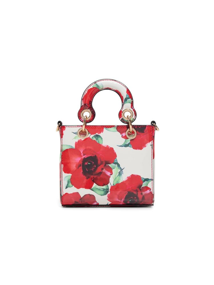 Aldo Redroses Multicolor Womens Sling Bag with Detachable Strap-picture-36