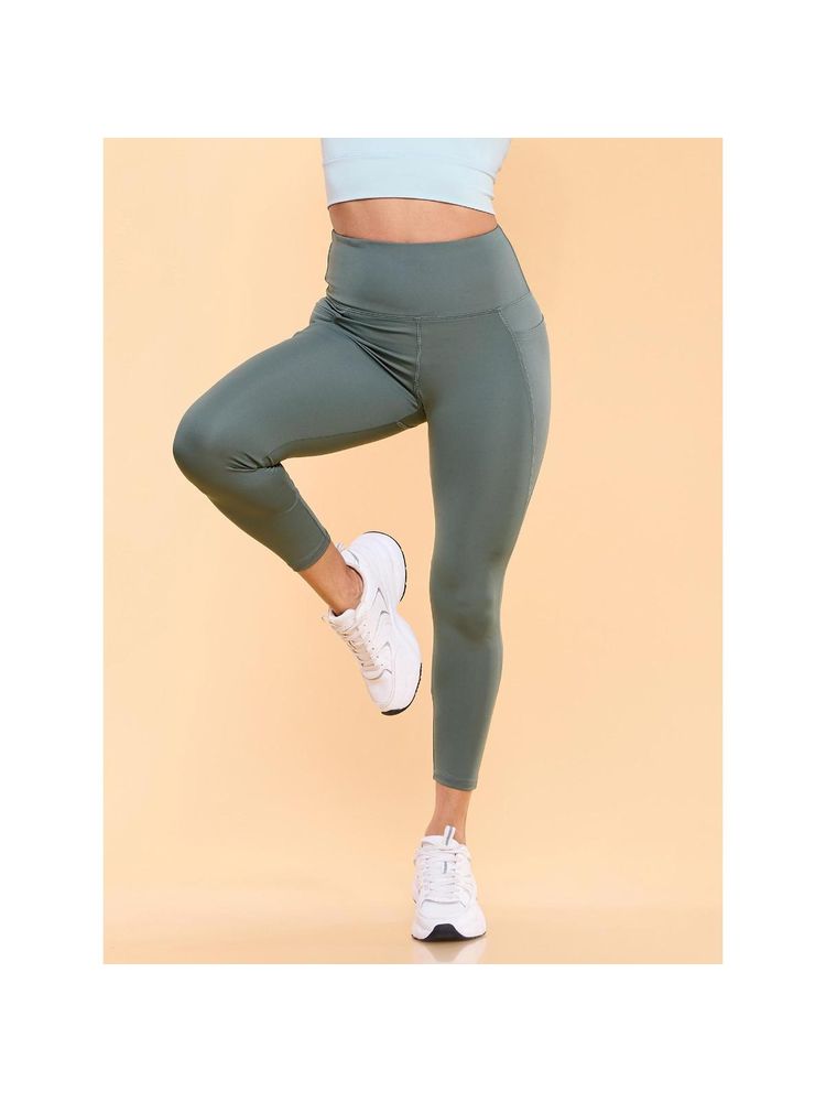 Enamor High rise 7/8th length Adjustable drawstring Workout leggings For Women - A605-picture-12
