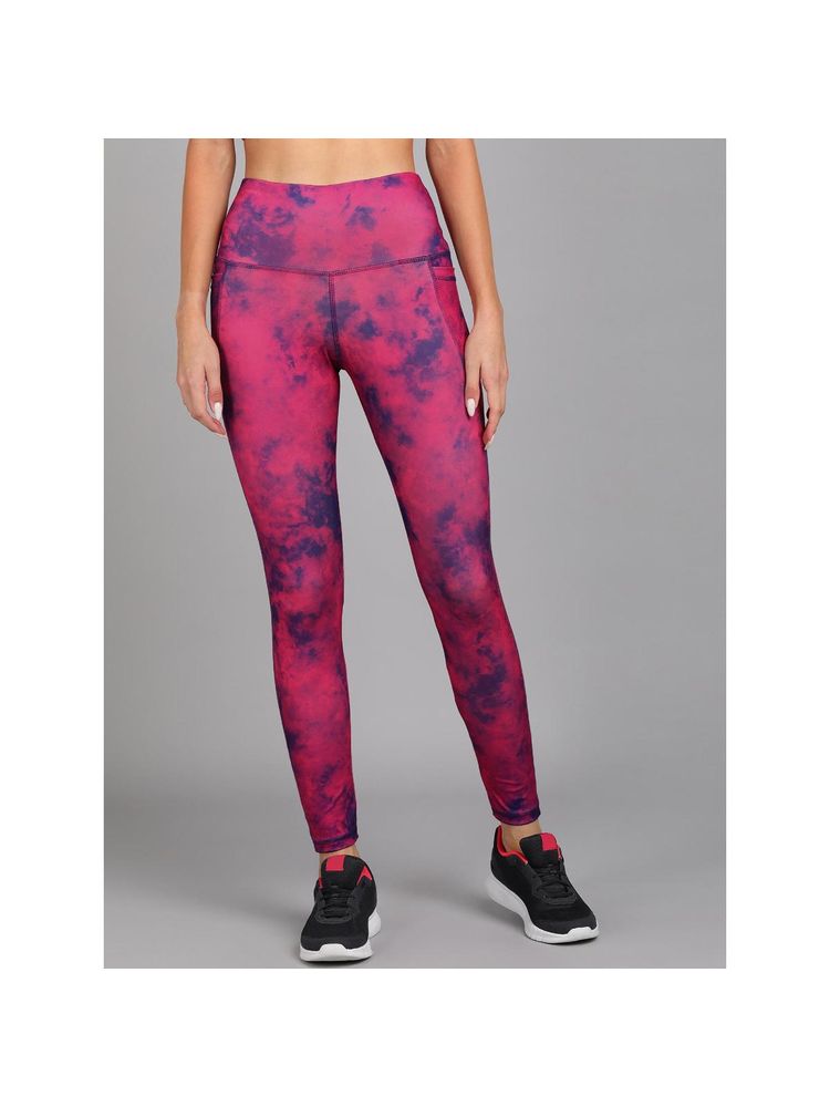 Rock Paper Scissors Gym Tights - Red-picture-27