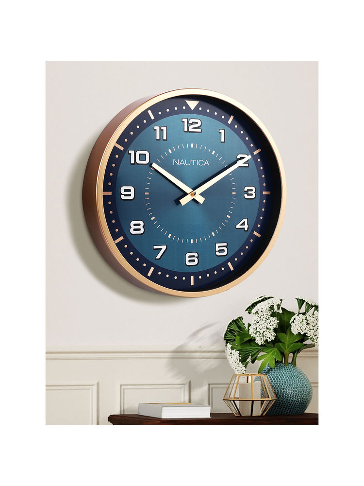 Nautica Modern Wall Clock for Latest Stylish Home Chrome Dial Multi-Color-image-39