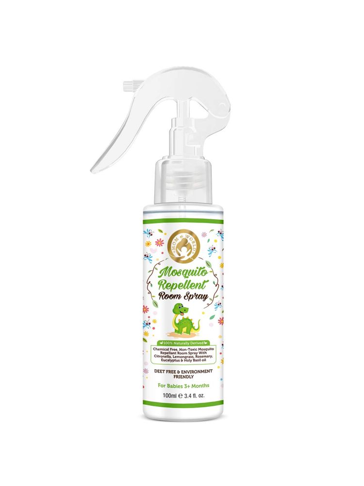 Mom & World Baby Mosquito Repellent Room Spray For Babies 3+ Months