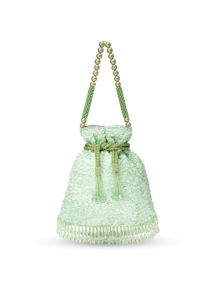 Peora Potli Bags for Women Evening Bag Clutch Ethnic Bride Purse with Drawstring (P15MNT)