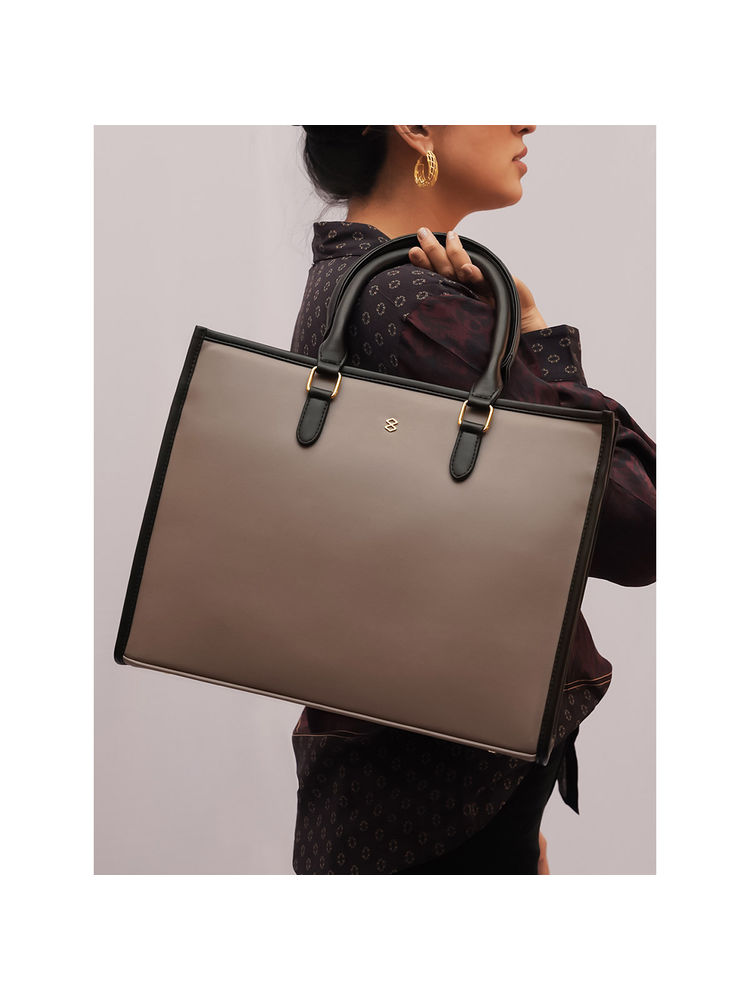 Horra Women Office Tote Bag Grey-picture-15