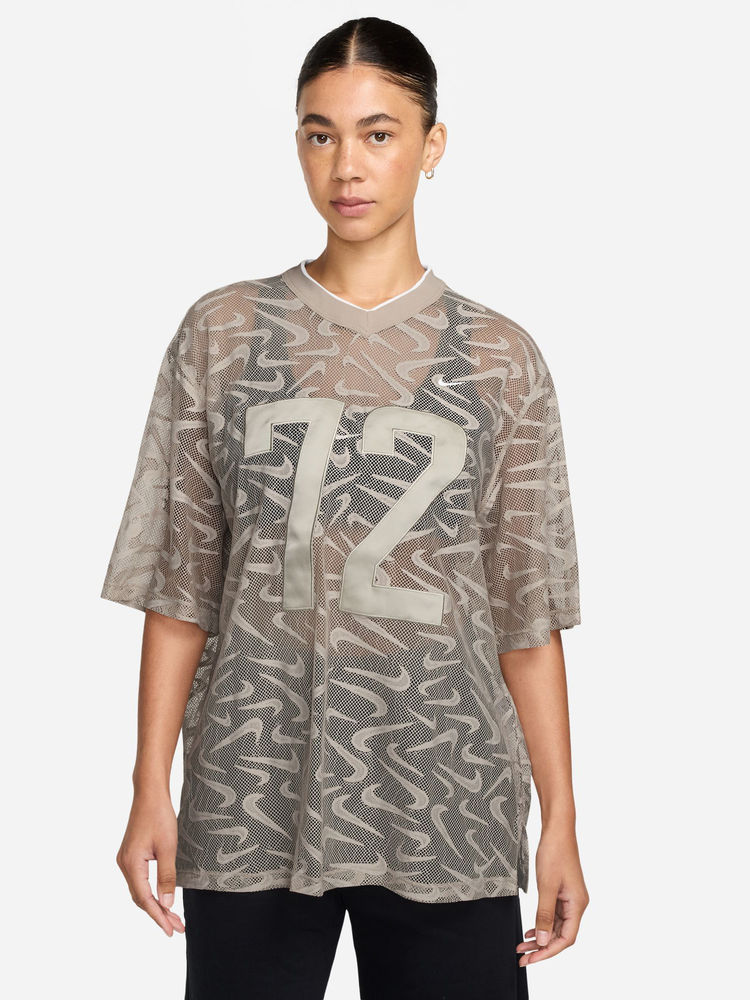 Nike Women Grey Self Design Chill Lace T-shirt - IM8388-236-picture-19