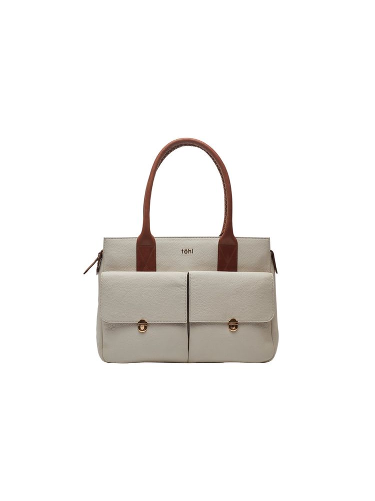 tohl Galway Womens Valises Satchel Bag - White