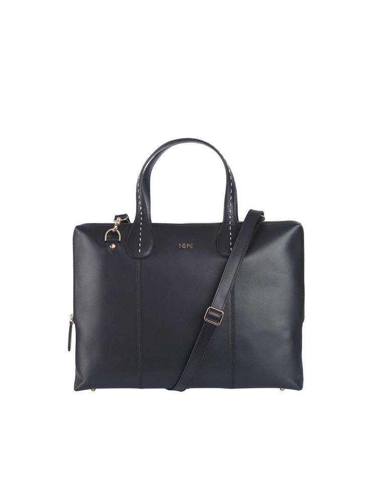 tohl Vesey Womens Slim Valise laptop Bag - Charcoal Black-picture-21