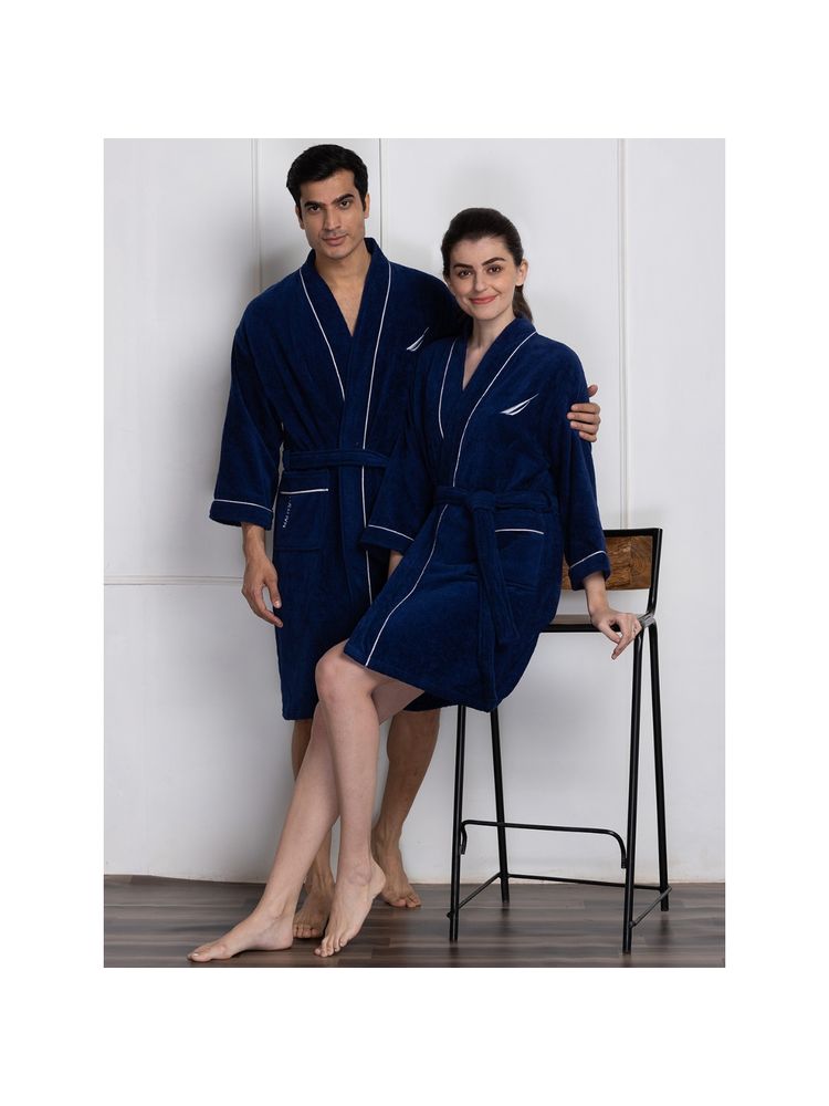 Nautica Luxurious Ultra Soft Bath Robe -2pc-image-4