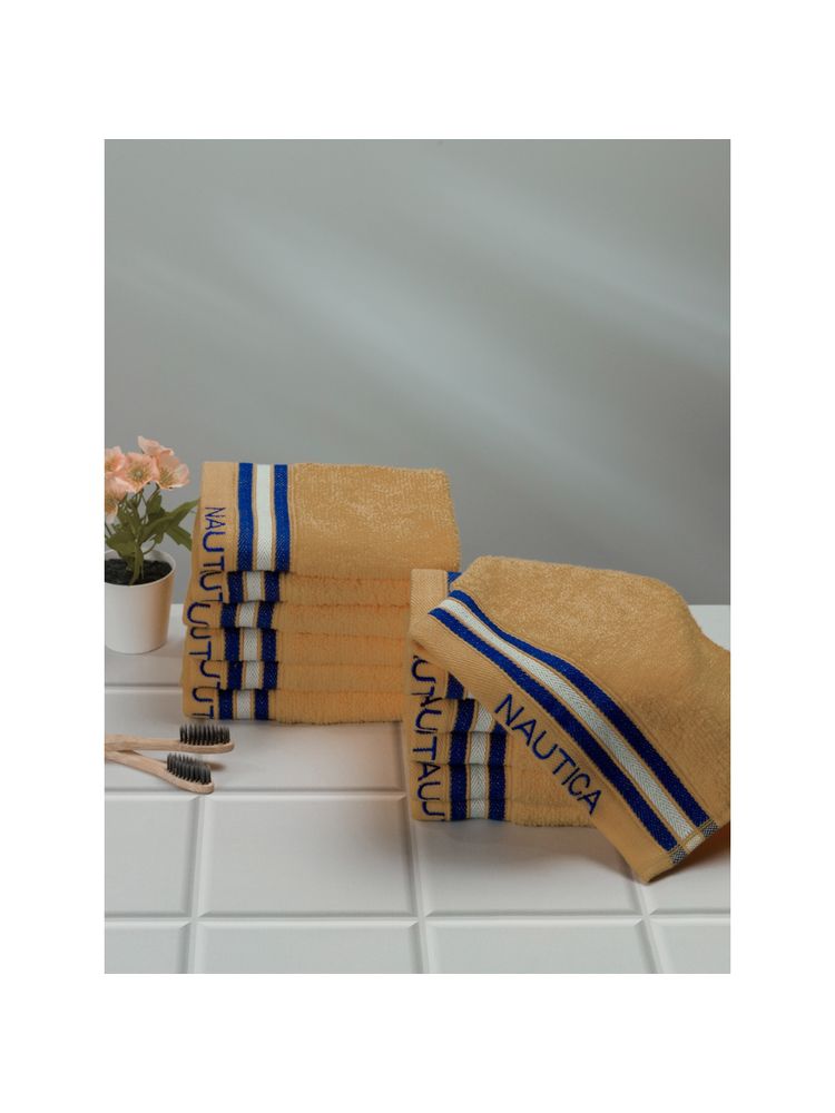 nautica accessories Nautica Super Soft Zero Twist 100% Cotton Towel -12Pc Face Towel Solid-Beige-picture-15