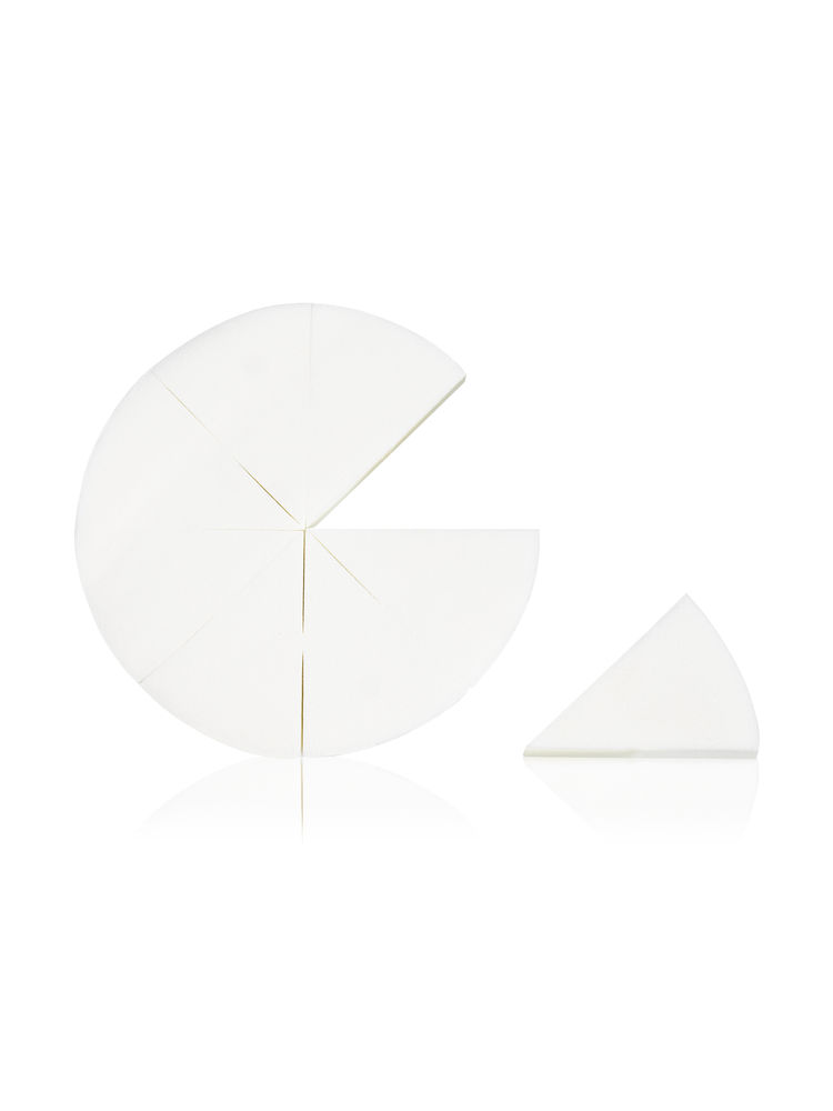 PAC Makeup Sponge (Triangle Pie)(White)