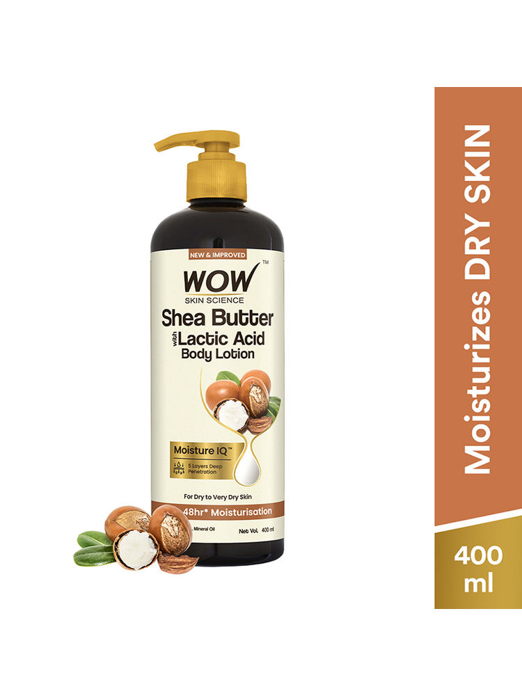 WOW Skin Science Shea Butter With Lactic Acid Body Lotion - Moisturize Dry Skin-image-33
