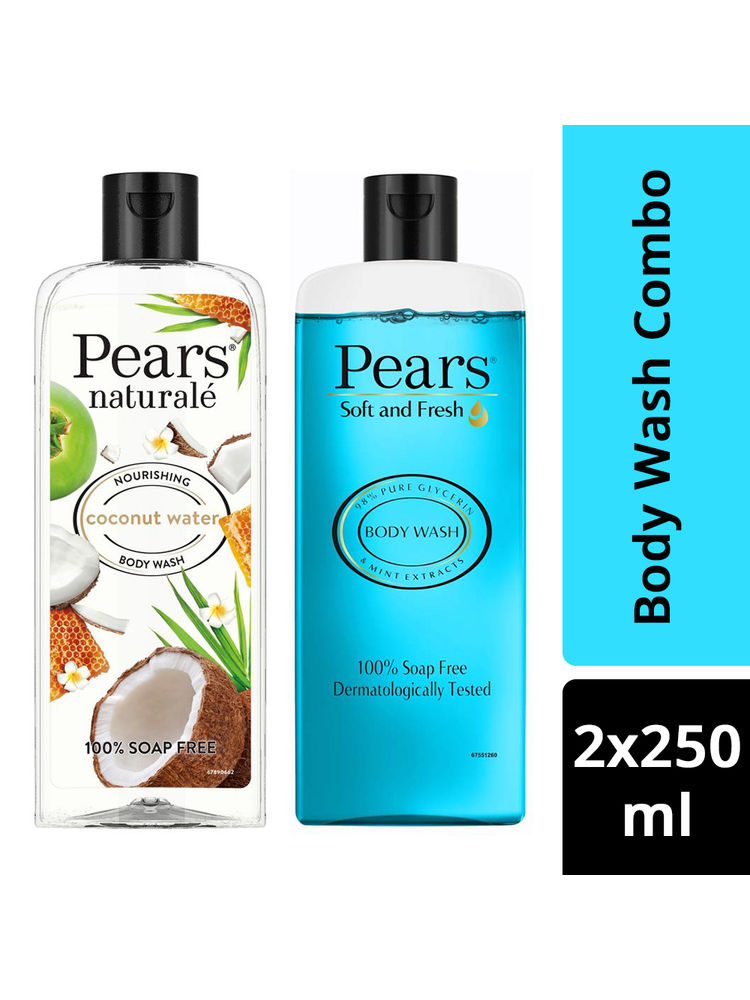 Pears Soft & Fresh And Naturale Nourishing Coconut Water Body Wash Combo-image-42