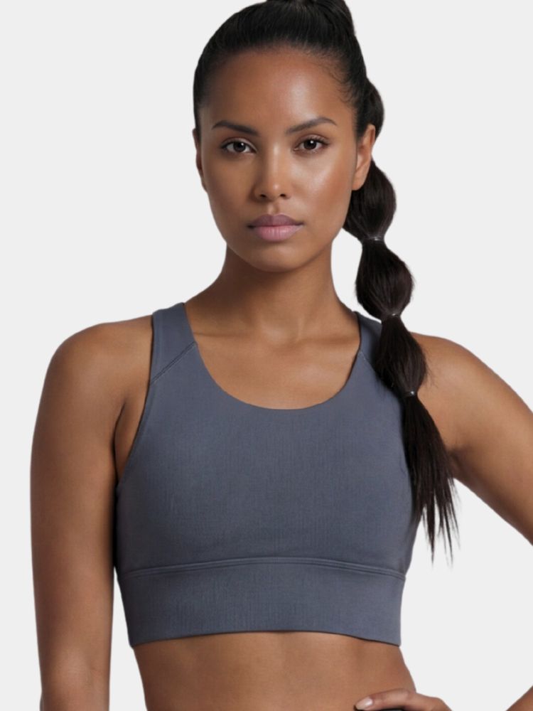 Enamor Women T-Back Quick Dry Removable Pads Full Coverage Sports Bra-image-34