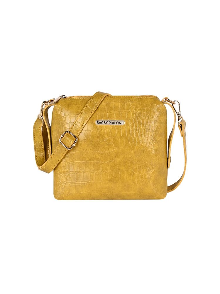 Bagsy Malone Yellow Iconic Sling Bag-image-18
