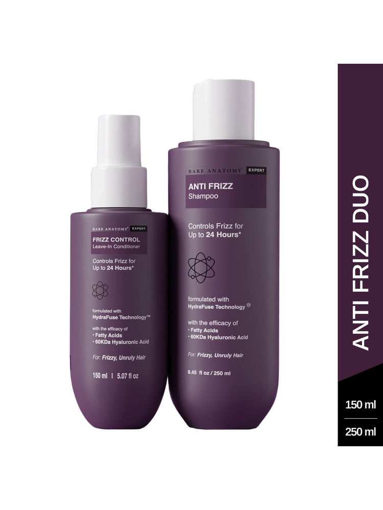 Bare Anatomy Expert Anti-Frizz Hair Shampoo & Leave-In Conditioner Duo