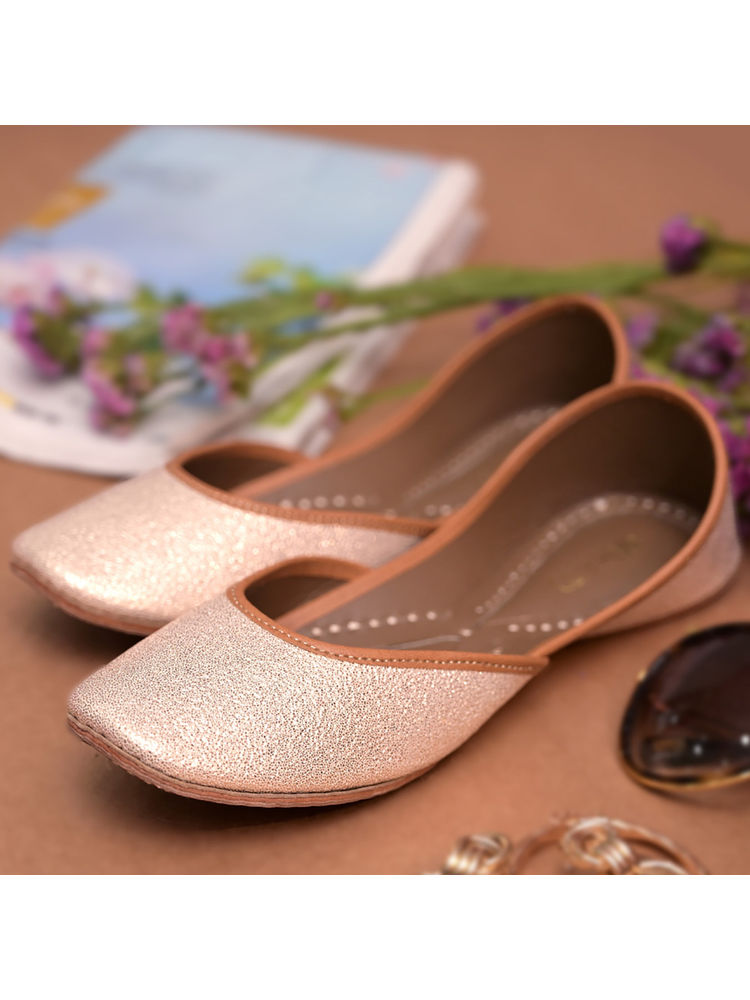 Coral Haze Light Rose Gold Shimmer Juttis-image-5