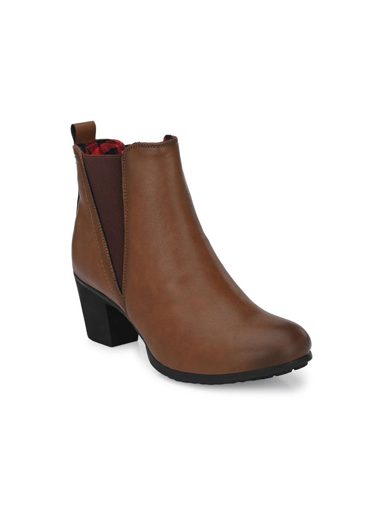 Delize Womens Tan Ankle Length Boots-picture-24
