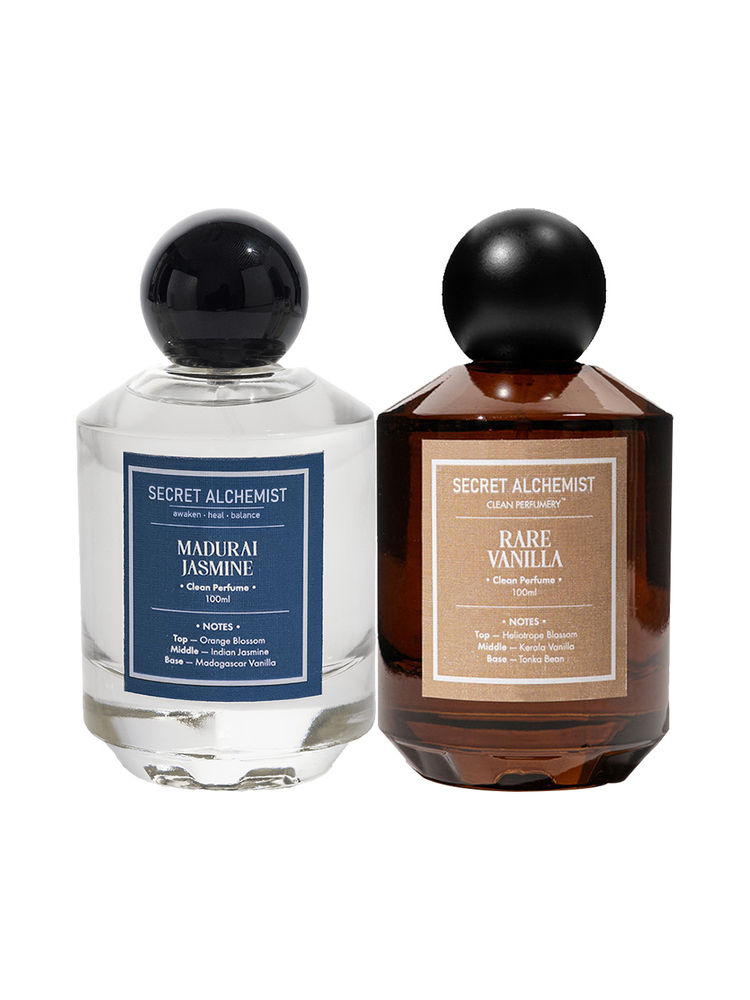 Secret Alchemist Rare Vanilla & Madurai Jasmine Clean Perfume Combo-picture-28