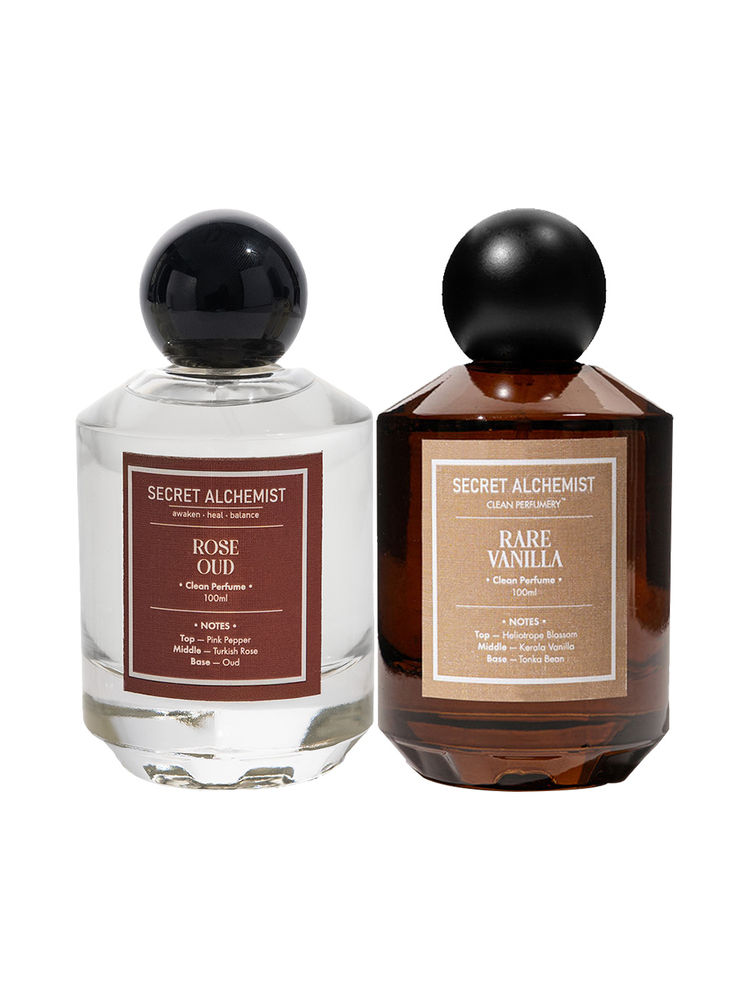 Secret Alchemist Rare Vanilla & Rose Oud Clean Perfume Combo-picture-18