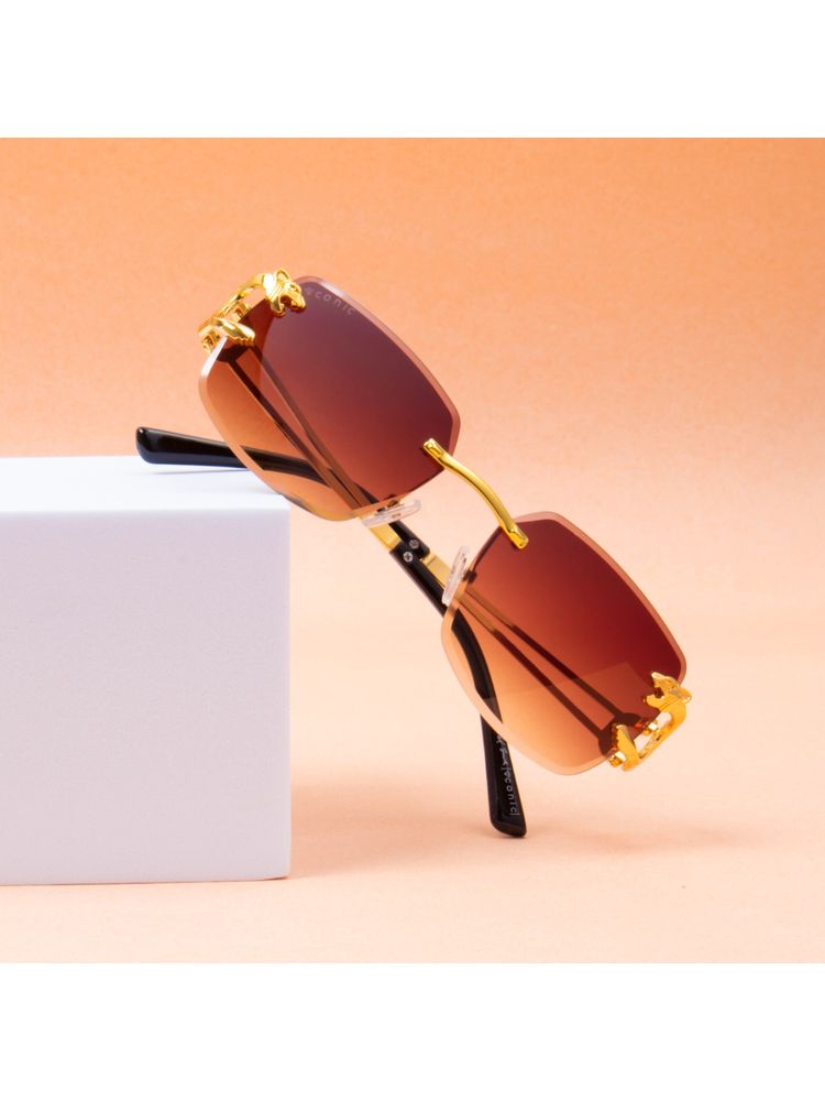 TED SMITH Iconic Square Uv Protection Brown Graded Sunglasses for Mens Womens-picture-22