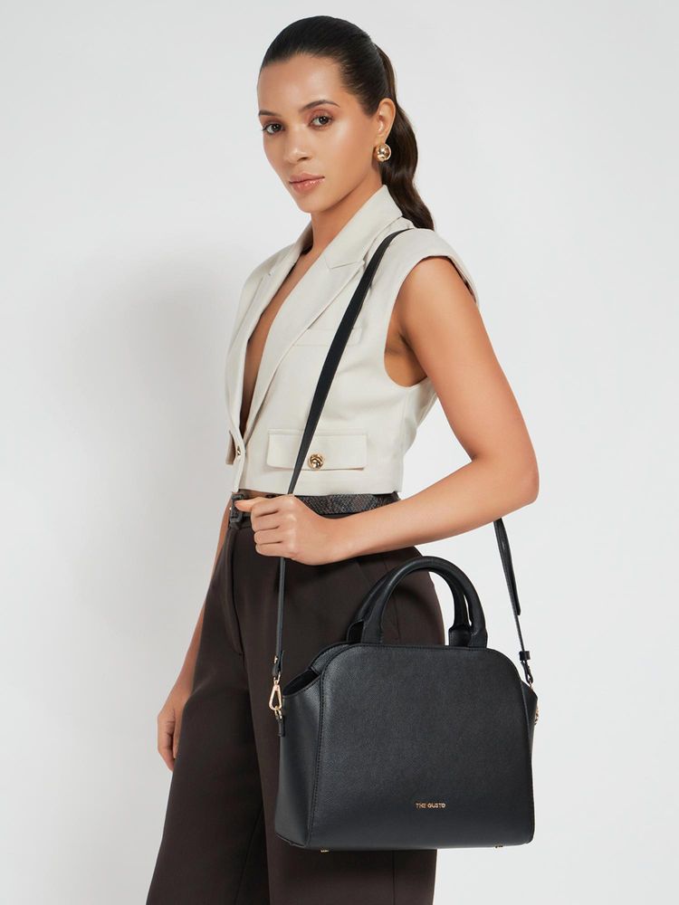 THE GUSTO Denice Mini Sling Bag- Black (S)-picture-30