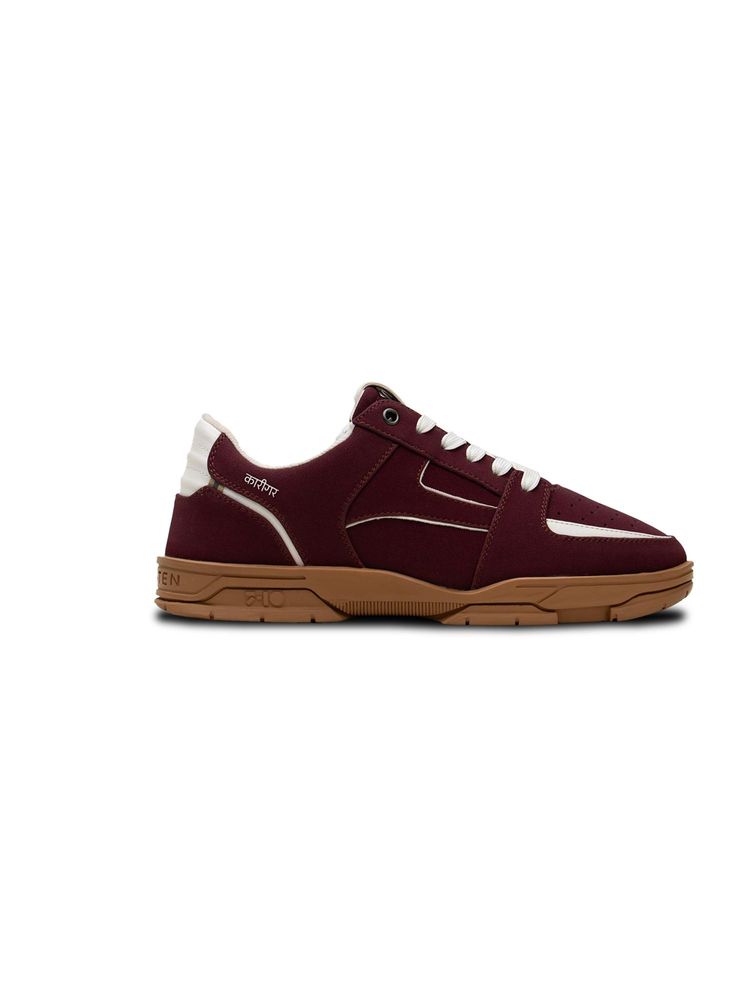 7-10 Unisex Wine Low Top Burgundy Sneakers-picture-14