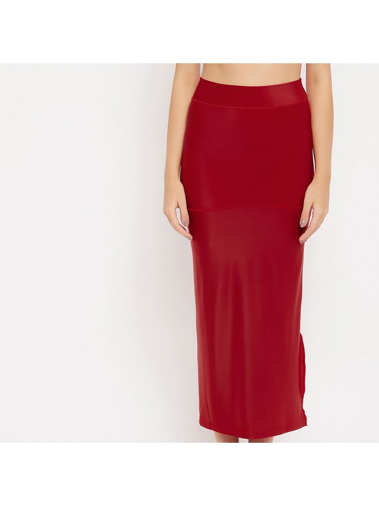 Secrets By Zerokaata Women Red Solid Saree Petticoat-picture-20