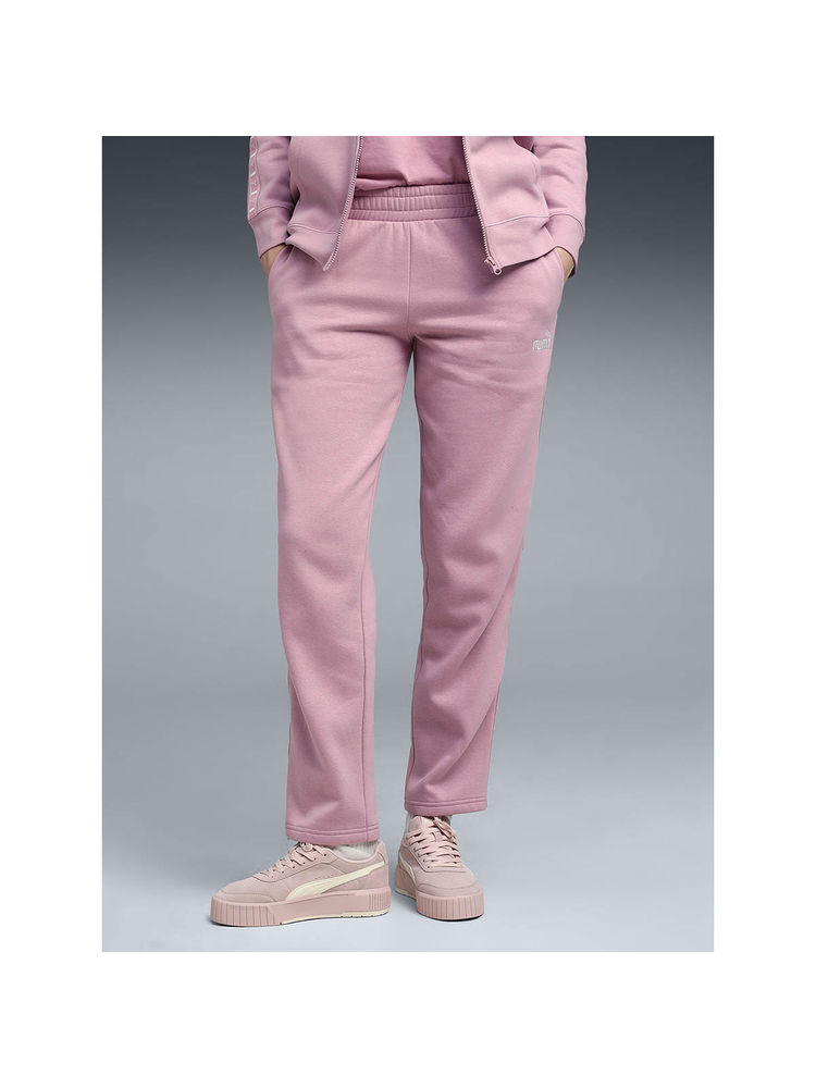 Puma Womens Soft Fleece Pink Solid Trackpant-picture-20