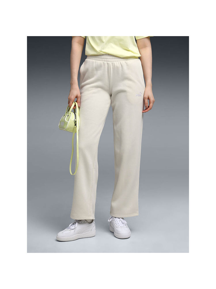Puma Womens Cream Solid Comfort Straight Trackpant-picture-14