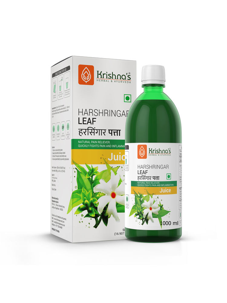 Krishna's Herbal & Ayurveda Harshringar Leaf Juice-picture-26
