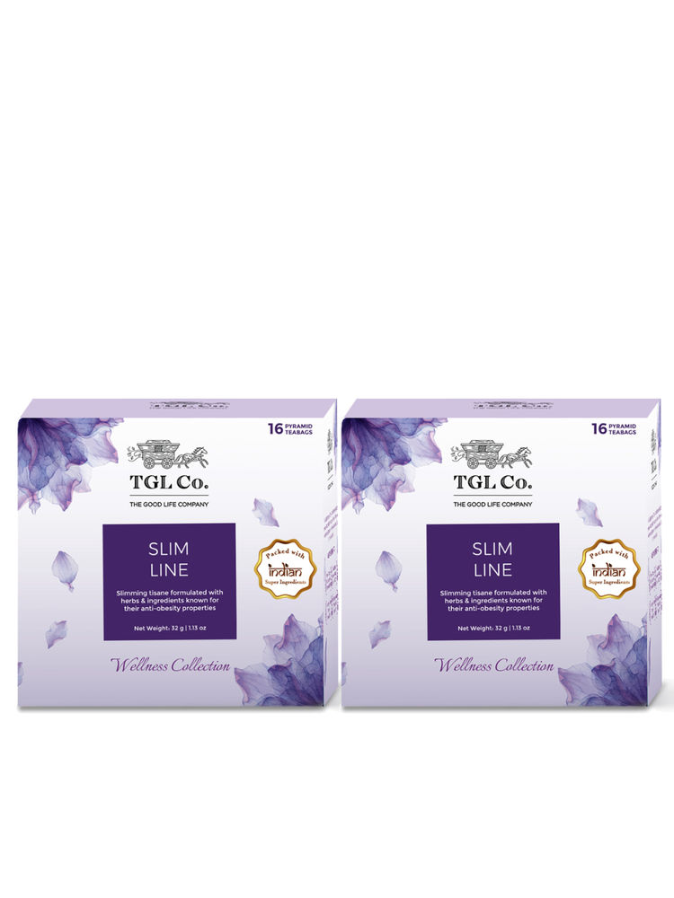 TGL Co. Slim LineGreen Tea Bags (Pack of 2) Body Detox Prosperities Relives Constipation-image-2
