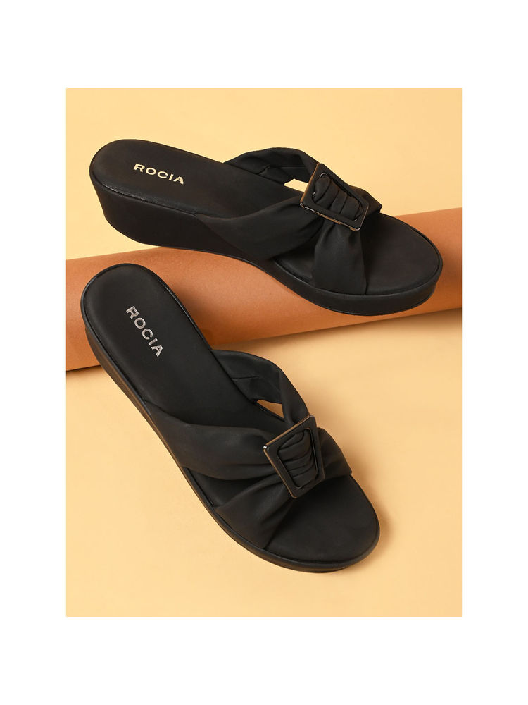 ROCIA By Regal Black Women Casual Wedges-picture-20