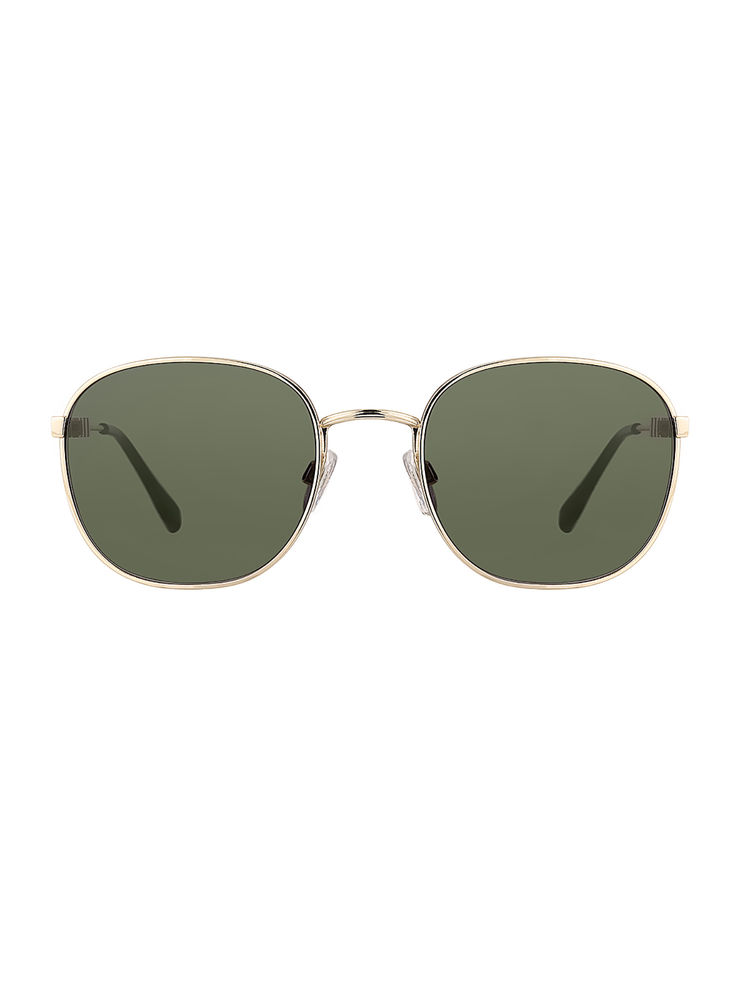 Daniel Klein UV400 Metal Frame Retro Square Green Lens Sunglasses-image-35