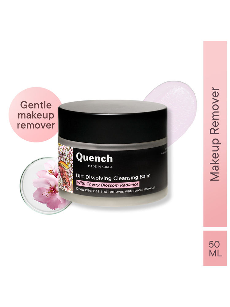 Dirt Dissolving Cleansing Balm with Cherry Blossom to Remove Makeup & Sunscreen