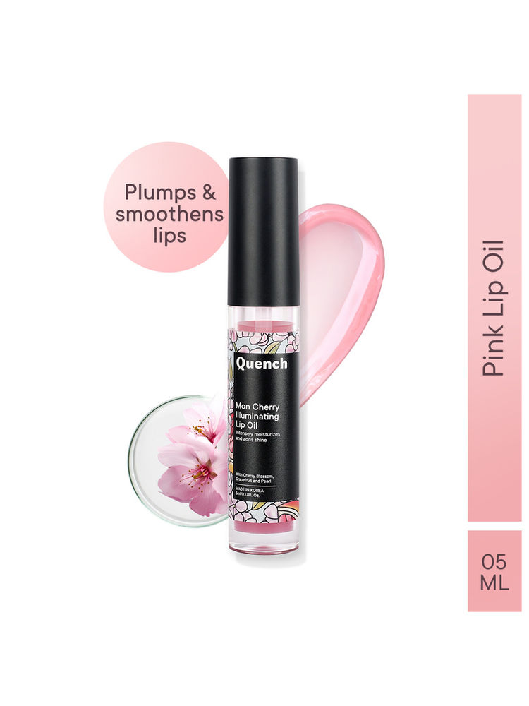 Quench Illuminating Korean Tinted Lip Oil (Pink)-picture-16