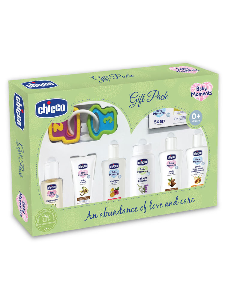 Chicco Baby Moments Delight Gift Set For Babies -Green-picture-23