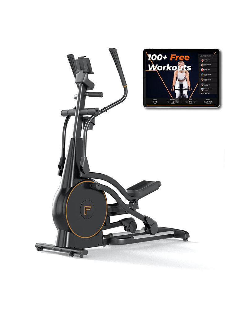 Flexnest Flextrainer Plus- Indias 1St Smart Elliptical Cross Trainer With Classes On App (Black)