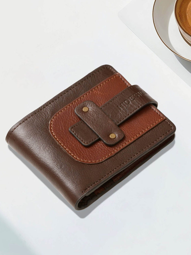 Hidesign Fort Worth W2 Brown Men's Bi Fold - (11 X 2 X 9 Cms)-picture-19