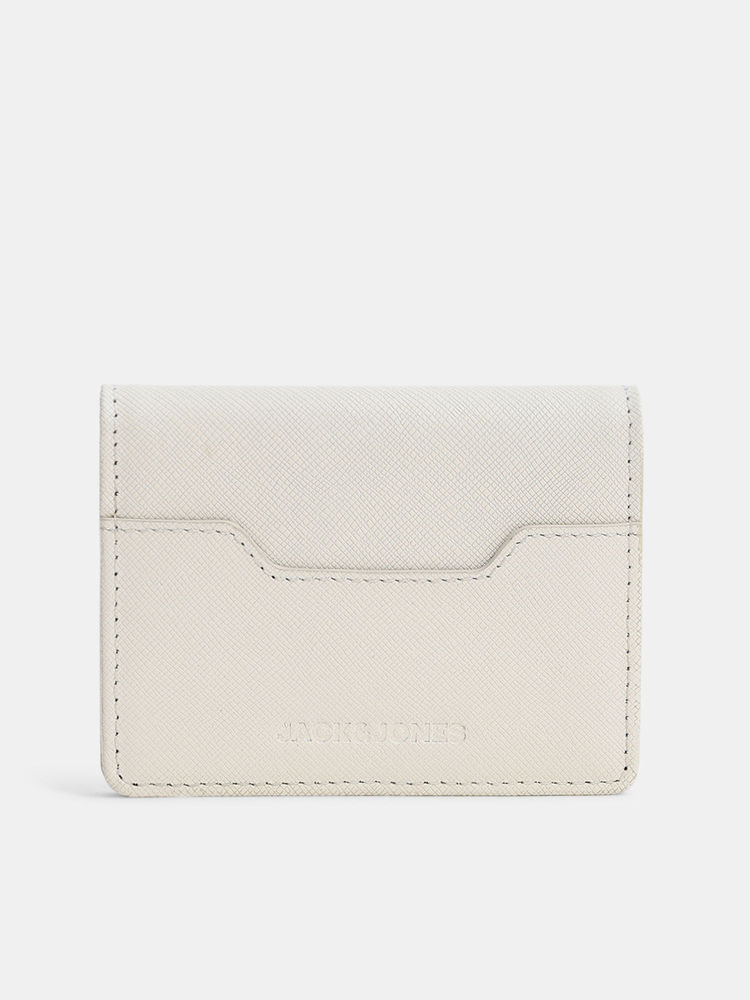 Jack & Jones Beige Premium Leather Card Holder-picture-11